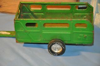 Vintage Collectible Nylint Farms Green Trailer 5