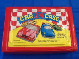 Hot Wheels,  Match Box 24 Car Carry Case For 1/64 Scale Cars.