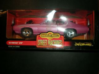 1969 Pontiac Gto 1:18 Scale American Muscle Street Machines Ertl Collectibles