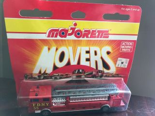 Majorette Movers 300 Series Fdny 55 Fire Department Fire Truck