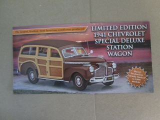 Danbury Brochure 1941 Chevy Special Deluxe Station Wagon Le