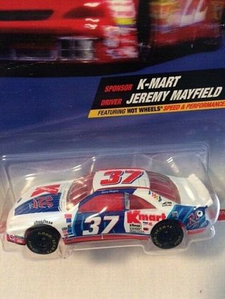Jeremy Mayfield 37 Hot Wheels Pro Racing K Mart Stock Racing Car 1997 Edition 2