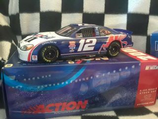 Action 1/24 Scale 12 Mobil 1 2001 Jeremy Mayfield Diecast Car NASCAR 2