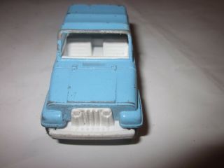 1970 Tootsie Toy Jeepster Jumpin Jeeper Made in USA light blue 2