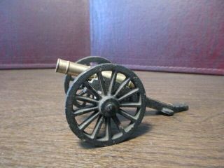 Heavy Brass & Cast Iron Cannon - Fort Ticonderoga Ny - Souvenir