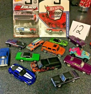 15 Mixed Cars,  Hot Wheels,  Jada And Others,  Charger,  Viper,  Jeep,  Duster