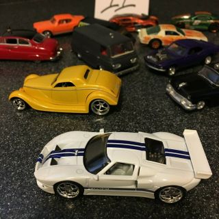 15 mixed cars,  Hot Wheels,  Jada & other,  Camaro,  GT40,  Mustang and more 5