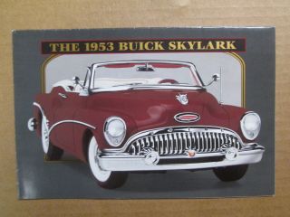 Danbury Brochure 1953 Buick Skylark