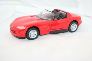 Maisto Friction Pull - Back Red Dodge Viper Rt Convertible 1:39 Scale Great