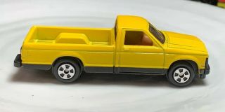 Ertl Chevy S - 10 Pickup Yellow 1/64 Vintage Diecast Chevrolet Truck Silverado
