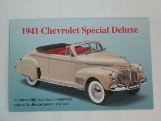 Danbury Brochure 1941 Chevy Special Deluxe