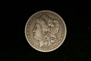 1893 Cc Morgan Dollar Strong Fine " Get A Rare Morgan Dollar For A Good Price "