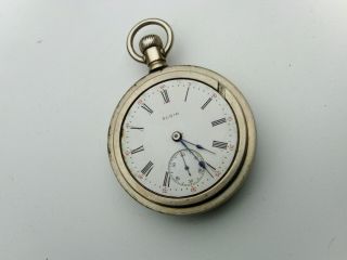 Pocket watch Elgin 18 - s,  (1910) 7 jewel as Running for several hrs. 2