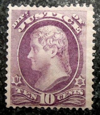Buffalo Stamps: Scott O29 Justice Dept Official,  H/og & F/vf,  Cv = $330
