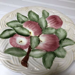 San Marco Nove Made In Italy Apple Basket Plate 2
