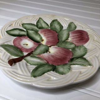 San Marco Nove Made In Italy Apple Basket Plate 3
