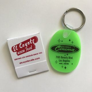 Beverly Cinema Keychain - Tarantino Once Upon A Time In Hollywood El Coyote