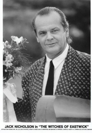 Jack Nicholson " The Witches Of Eastwick " Vintage Movie Still