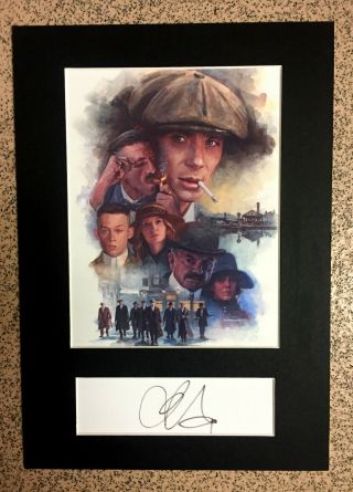 Peaky Blinders - Ltd Edition Artwork,  Tommy Shelby Signature/autograph ⭐⭐⭐⭐⭐