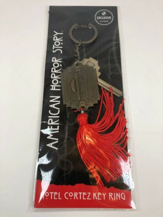 Loot Crate Exclusive 2018 American Horror Story Hotel Cortez Key Ring
