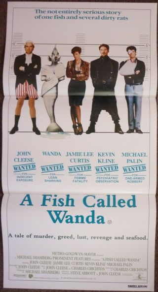 Aust Daybill 1988 A Fish Called Wanda John Cleese