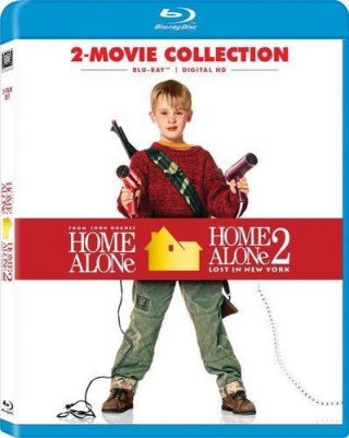 Home Alone 1 & 2 Movies Blu - Ray 2 - Disc Set,  Digital DVD Box Set 3