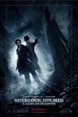 Sherlock Holmes A Game Of Shadows Movie Poster 2 Sided Final 27x40