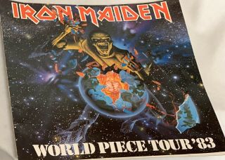 1983 Iron Maiden World Piece Tour Concert Book