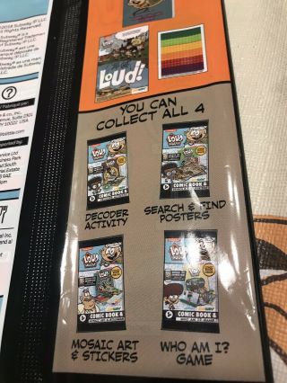 Nickelodeon The Loud House Comic Book Poster Game Decoder Complete Set Subway