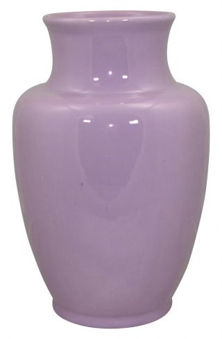 Roseville Pottery Rosecraft Colors Purple Art Deco Vase 319 - 12 3