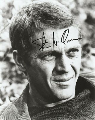 Steve Mcqueen (the Sand Pebbles) Signed 10x8 Photo