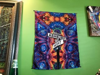 Hippie Tie Dye Grateful Dead Jammin On Haight Ashbury Tapestry Hand Made Sfo