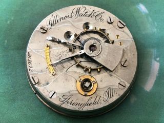 Illinois Pocket Watch Movement 18 Size Grade 101 - 11 Jewels - C.  1882