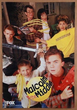 Malcolm In The Middle Fox Tv Poster 27x40 Rolled
