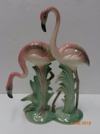 Brad Keeler Flamingo Ceramic Figure " Rare "