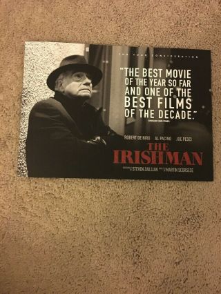 The Irishman Pressbook Oscar Fyc Netflix Martin Scorsese Robert De Niro Pacino
