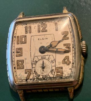 Elgin 17 Jewel 14k Gold Filled Watch Movement