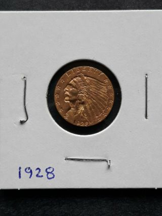 1928 U.  S.  $2.  50 Gold Quarter Eagle - $269.  00 Special
