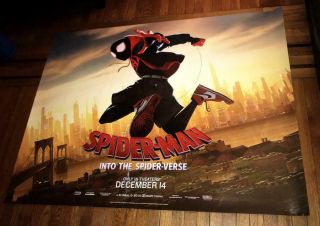 Spider - Man Into The Spider - Verse 5ft Subway Movie Poster 2018