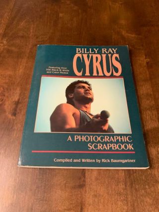 Billy Ray Cyrus - Autographed/signed - Photographic Scrapbook - Plus