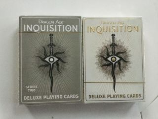 2 Dragon Age Inquisition Deluxe Playing Cards By Darkhorse Series 1 & 2