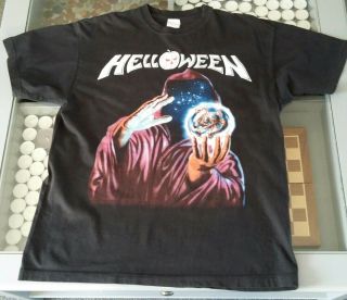 Helloween Vintage 1987 Seven Keys Tour T Shirt Iron Maiden Heavy Metal Rare