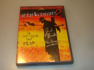 Jeepers Creepers 2 Dvd,  Special Ed,  Autographed By " The Creeper ",  Jonathan Breck