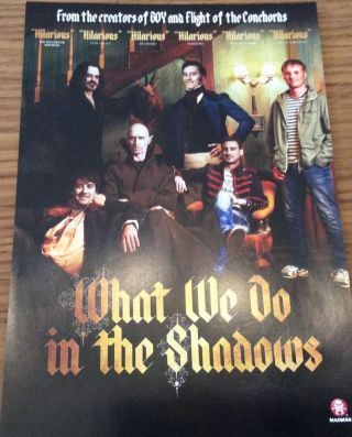 Promotional Movie Flyer For What We Do In The Shadows
