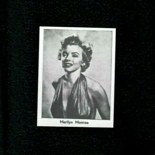 Marilyn Monroe 1960 - Dutch Val Gum Card 3 - - Nrmt