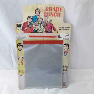 Rare 1973 Vintage The Brady Bunch Magic Slate Paper Saver Unpunched