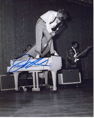 Jerry Lee Lewis Rock N Roll Icon Signed 8x10 Photo With