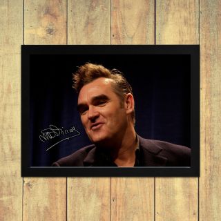 Morrissey The Smiths V2 Signed Autograph Poster Print A4 A5 Frame
