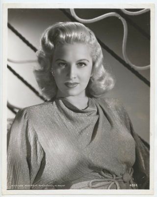 Marilyn Maxwell 1944 Vintage Hollywood Portrait Sparkling Glamour