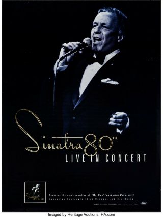 Frank Sinatra 13x19 Concert Poster C